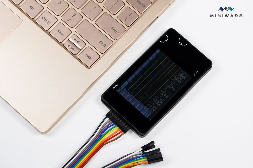 LA104 Mini DSO Digital Logic Analyzer 2.8" &mdash; компактный анализатор логических сигналов для ремонта и отладки la-104 фото