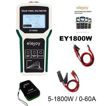 Тестер сонячних панелей ELEJOY EY1800W, MPPT, 1800 Вт, 120 В, 60 А ey-1800w фото