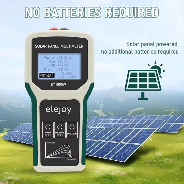 Тестер сонячних панелей ELEJOY EY1800W, MPPT, 1800 Вт, 120 В, 60 А ey-1800w фото