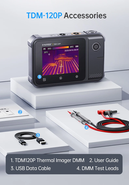 FNIRSI TDM-120P &mdash; тепловизор и мультиметр в одном устройстве fn-tdm-120p фото